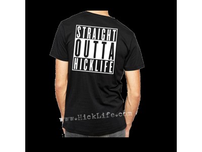 Straight Outta Hick Life Mens T-Shirt